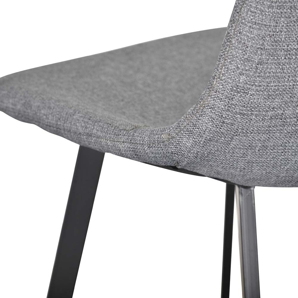 Griffith 65cm Bar Stool - Dark Grey (Set of 2)