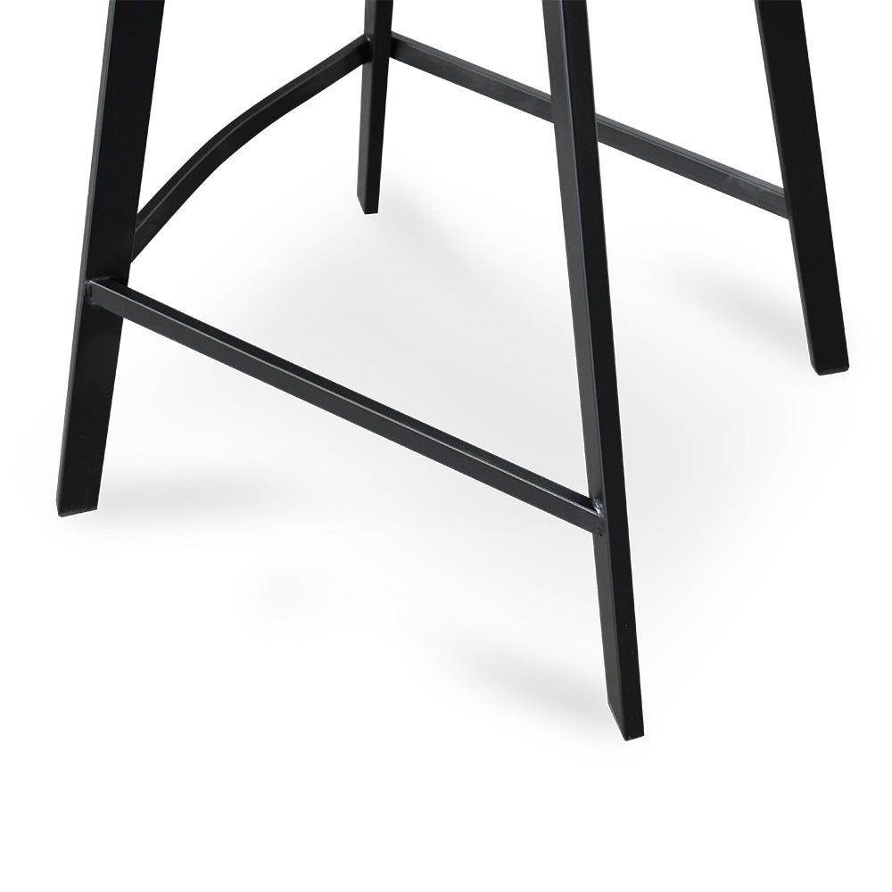 Griffith 65cm Bar Stool - Dark Grey (Set of 2)