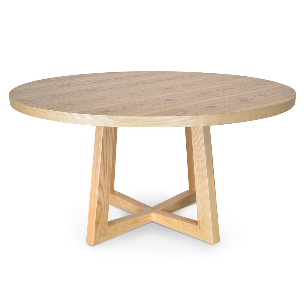 Folkestone 1.5m Round Dining Table - Natural