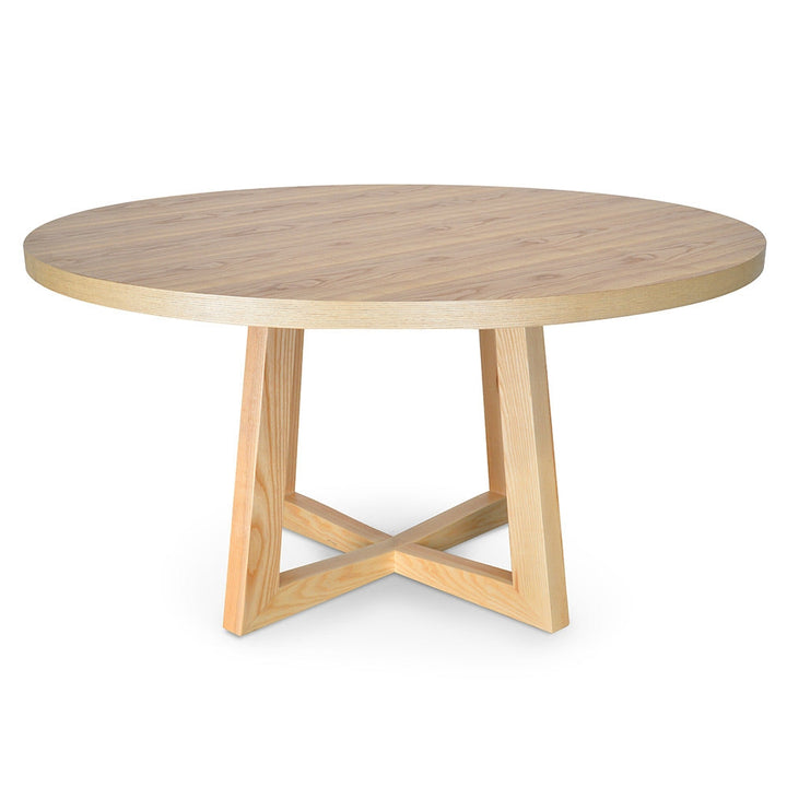 Folkestone 1.5m Round Dining Table - Natural