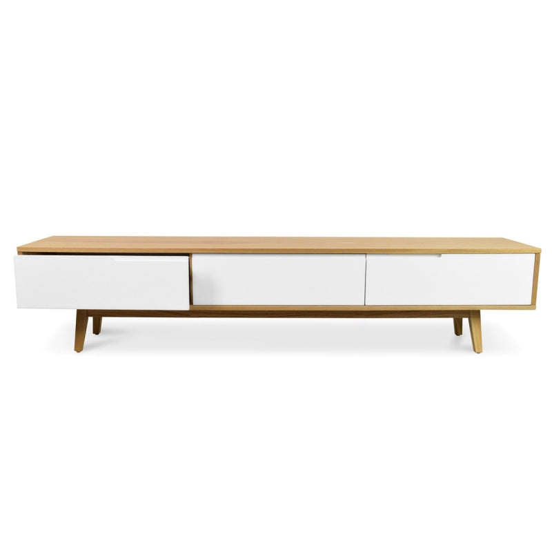 Esther 2.1m TV Entertainment Unit - Lowline - Natural