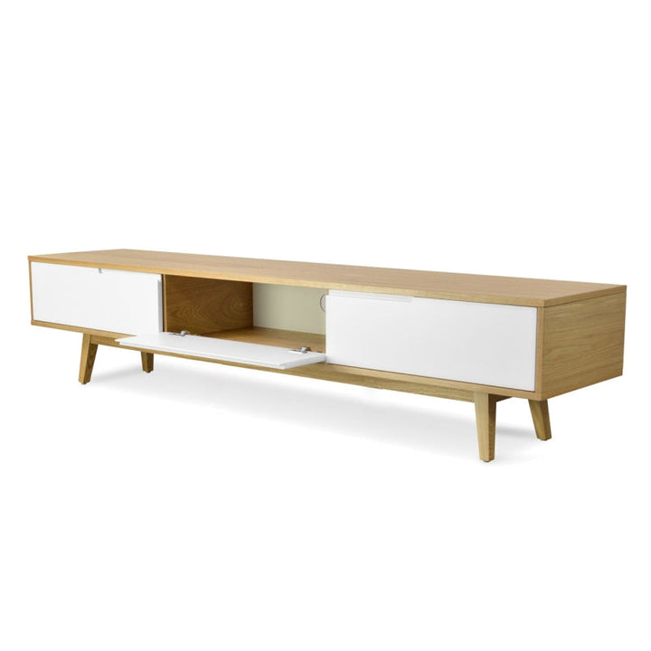 Esther 2.1m TV Entertainment Unit - Lowline - Natural