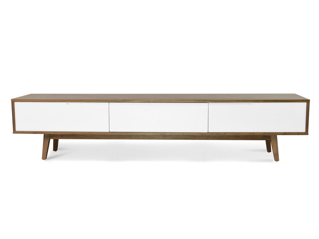 Esther 2.1m Lowline TV Entertainment Unit - Walnut