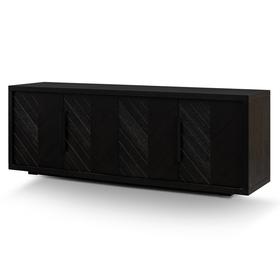 Chatham 2m Buffet Unit - Textured Espresso Black