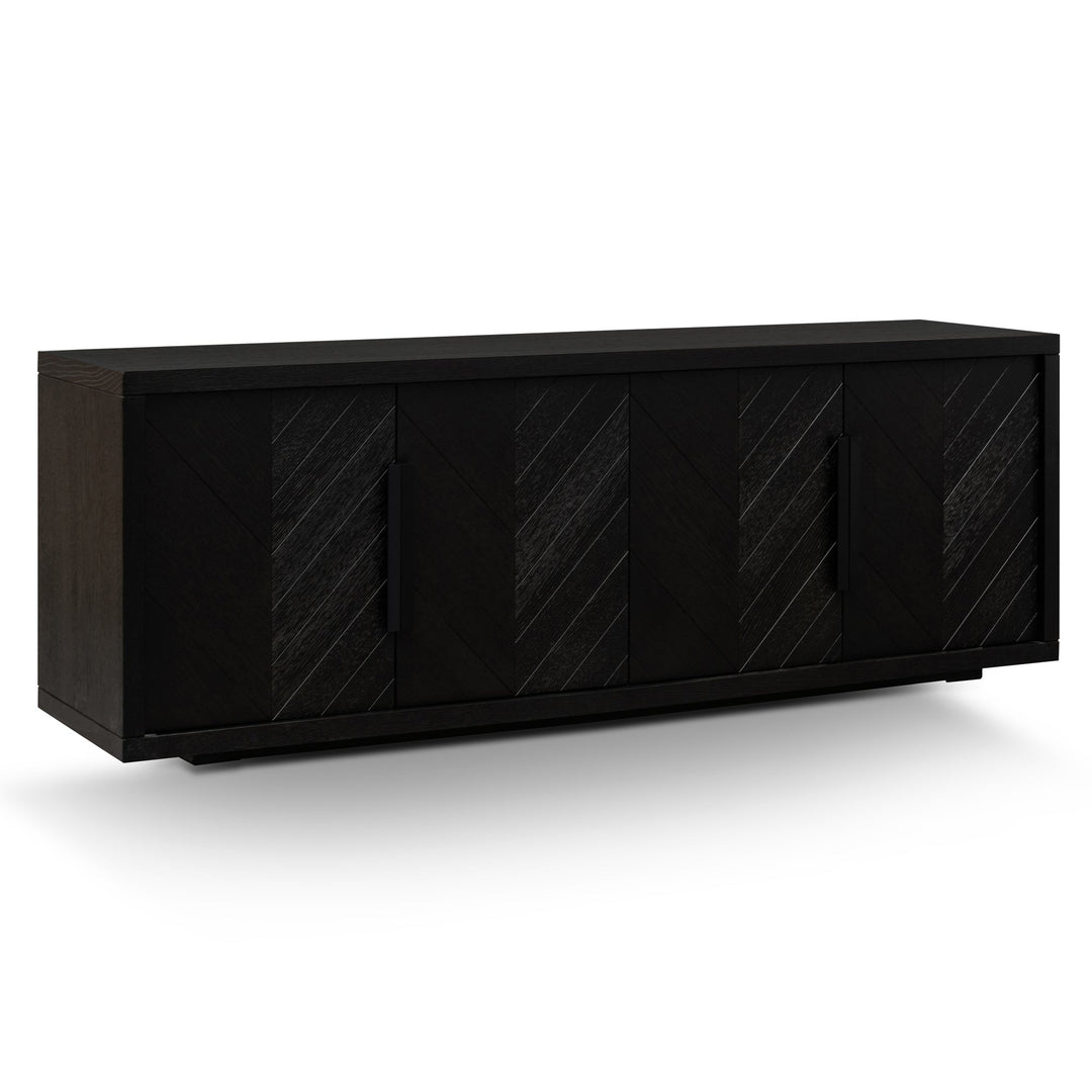 Chatham 2m Buffet Unit - Textured Espresso Black