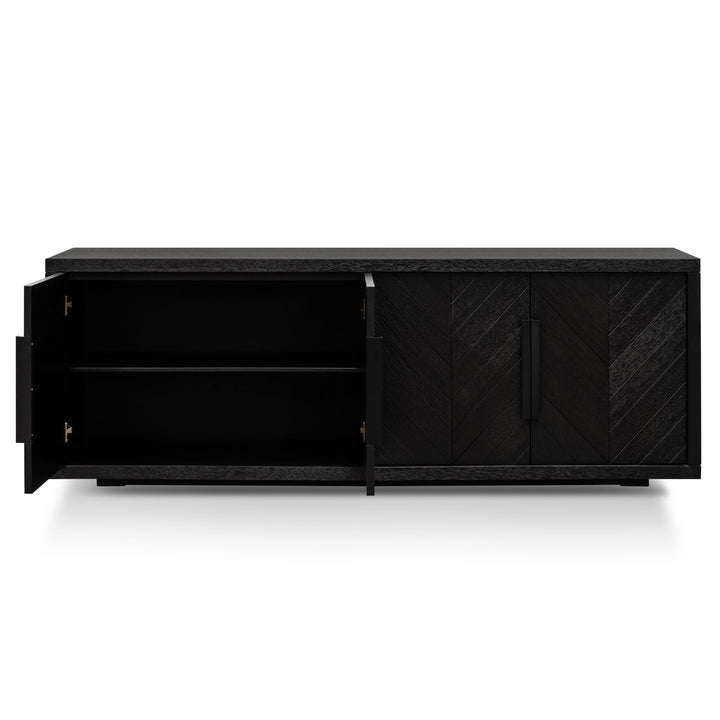 Chatham 2m Buffet Unit - Textured Espresso Black