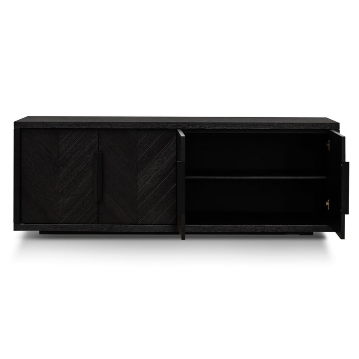 Chatham 2m Buffet Unit - Textured Espresso Black