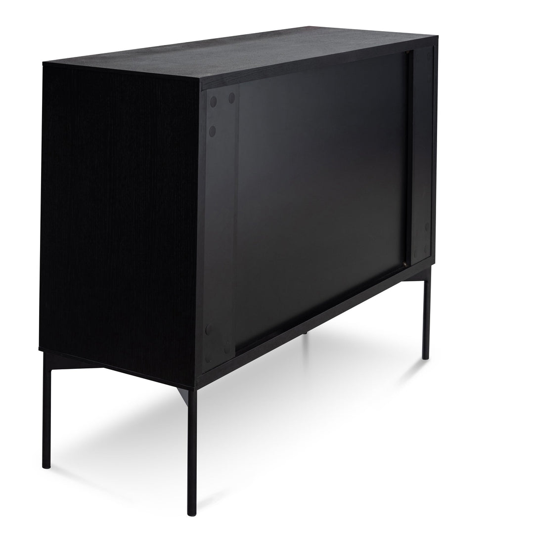 Esther - 110cm Sideboard Unit - Black Oak