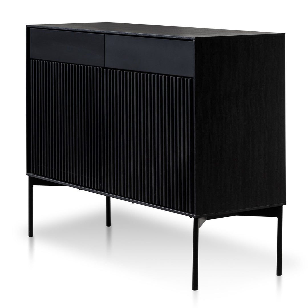 Esther - 110cm Sideboard Unit - Black Oak