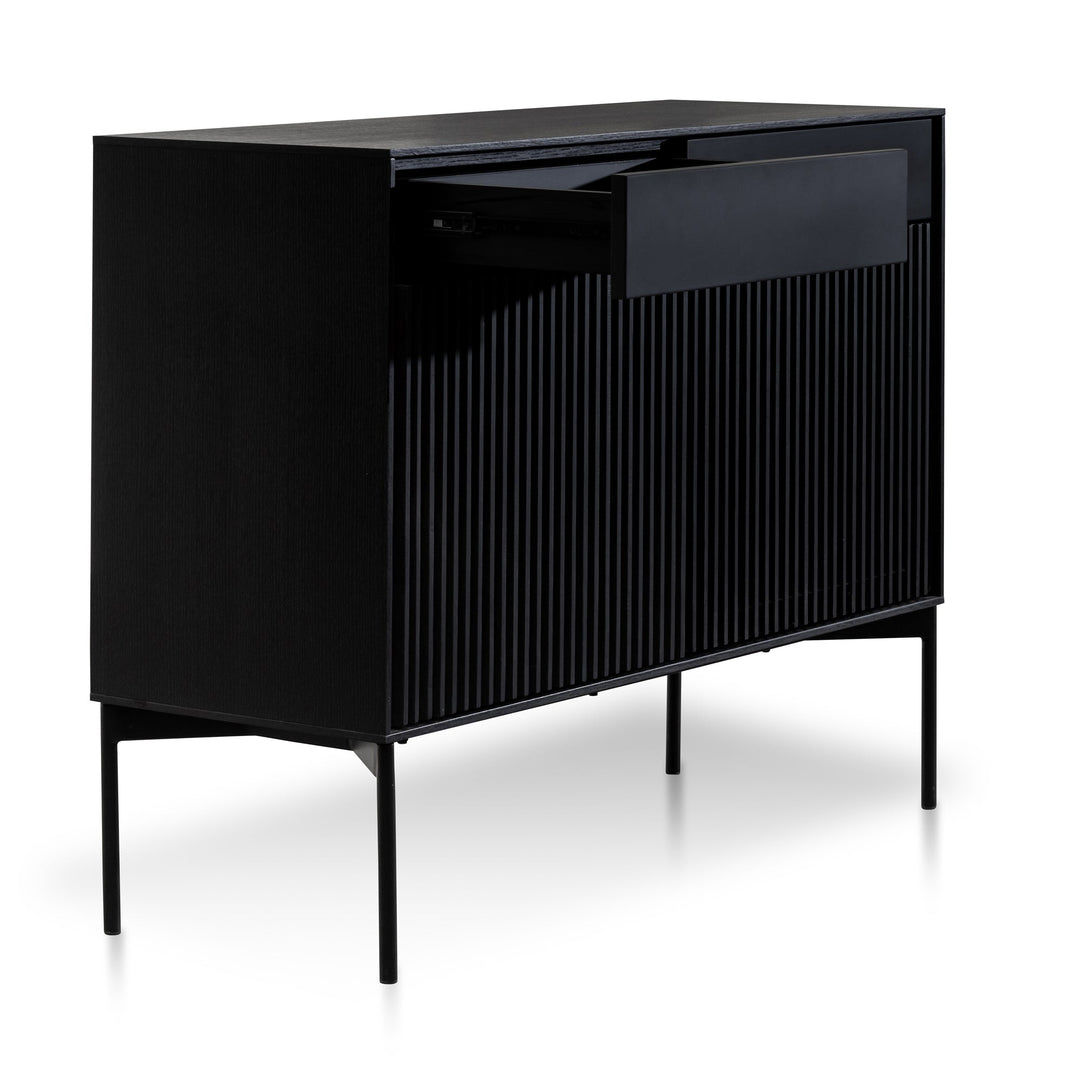 Esther - 110cm Sideboard Unit - Black Oak