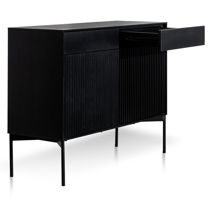 Esther - 110cm Sideboard Unit - Black Oak