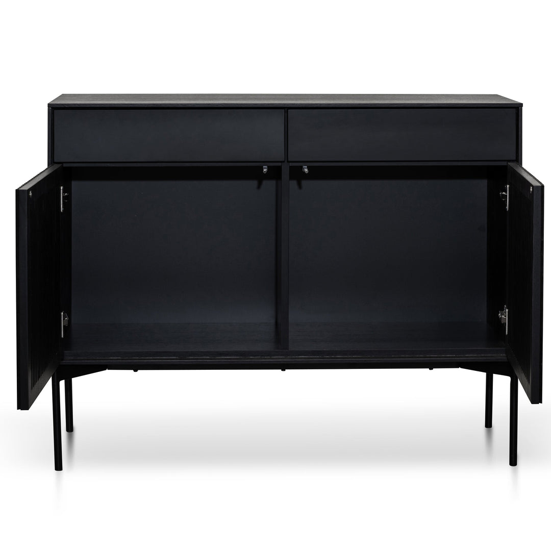 Esther - 110cm Sideboard Unit - Black Oak