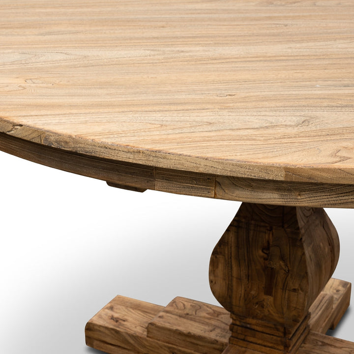 Richmond Round Dining Table 140cm - Rustic Natural