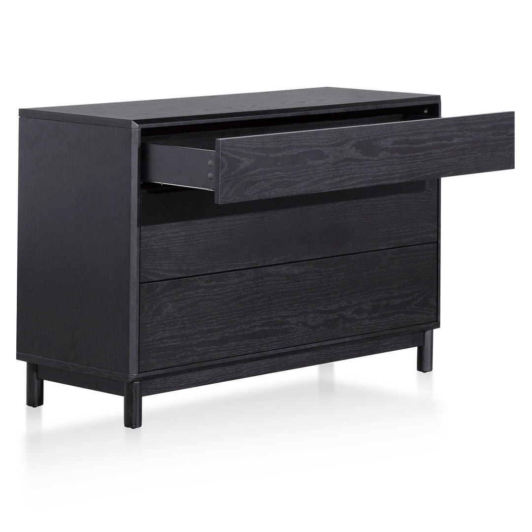 Oxford - 3 Drawers Dressing Table - Black Oak