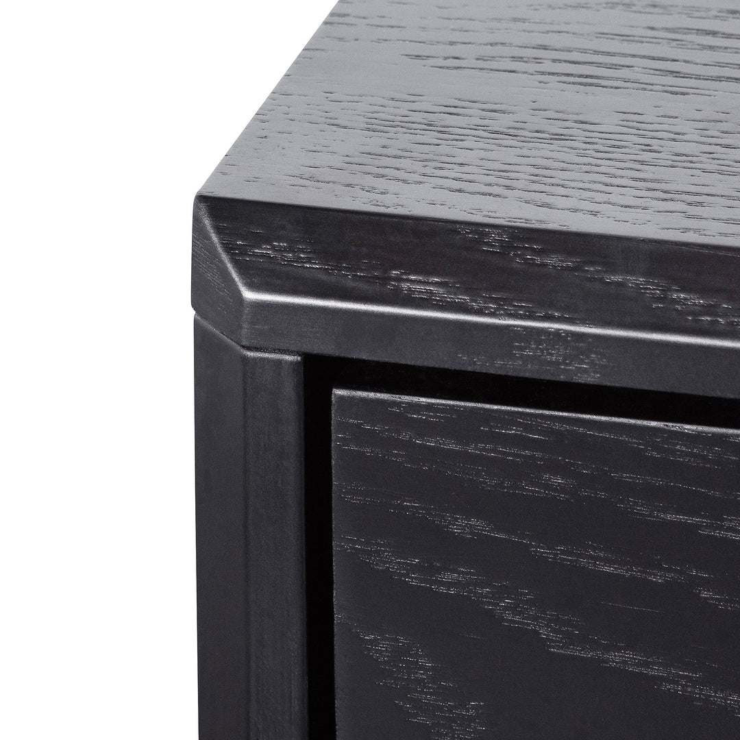 Oxford - 3 Drawers Dressing Table - Black Oak