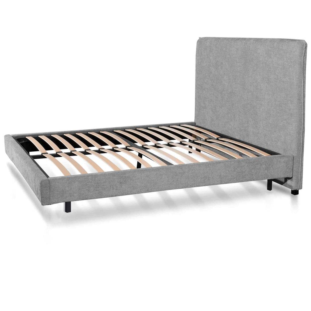 Auburn King Bed Frame - Flint Grey