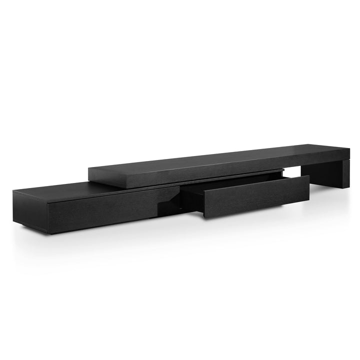 Oxford Extendable Entertainment TV Unit - Black Oak