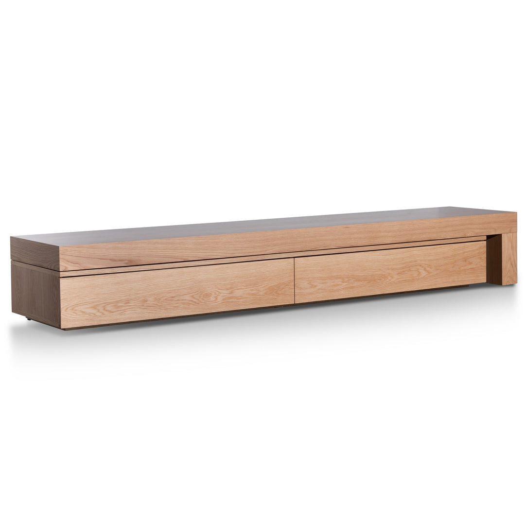 Oxford Extendable TV Entertainment Unit - Natural Oak