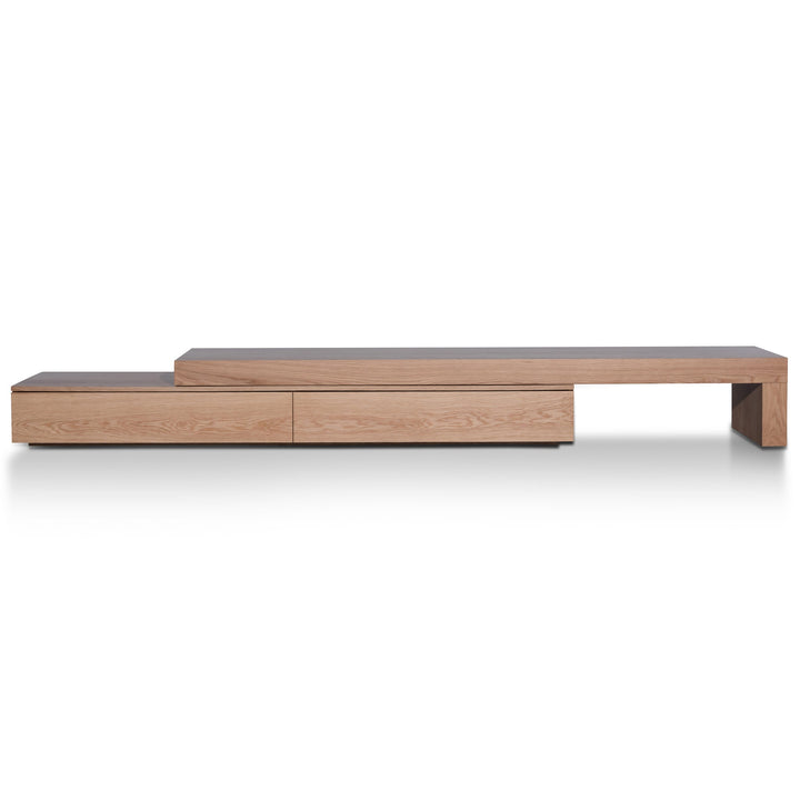 Oxford Extendable TV Entertainment Unit - Natural Oak