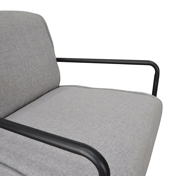 Danbury Lounge Chair - Light Grey