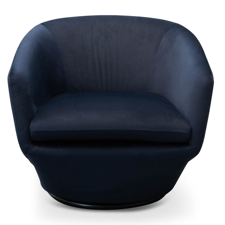 Broadway Lounge Chair - Navy Velvet