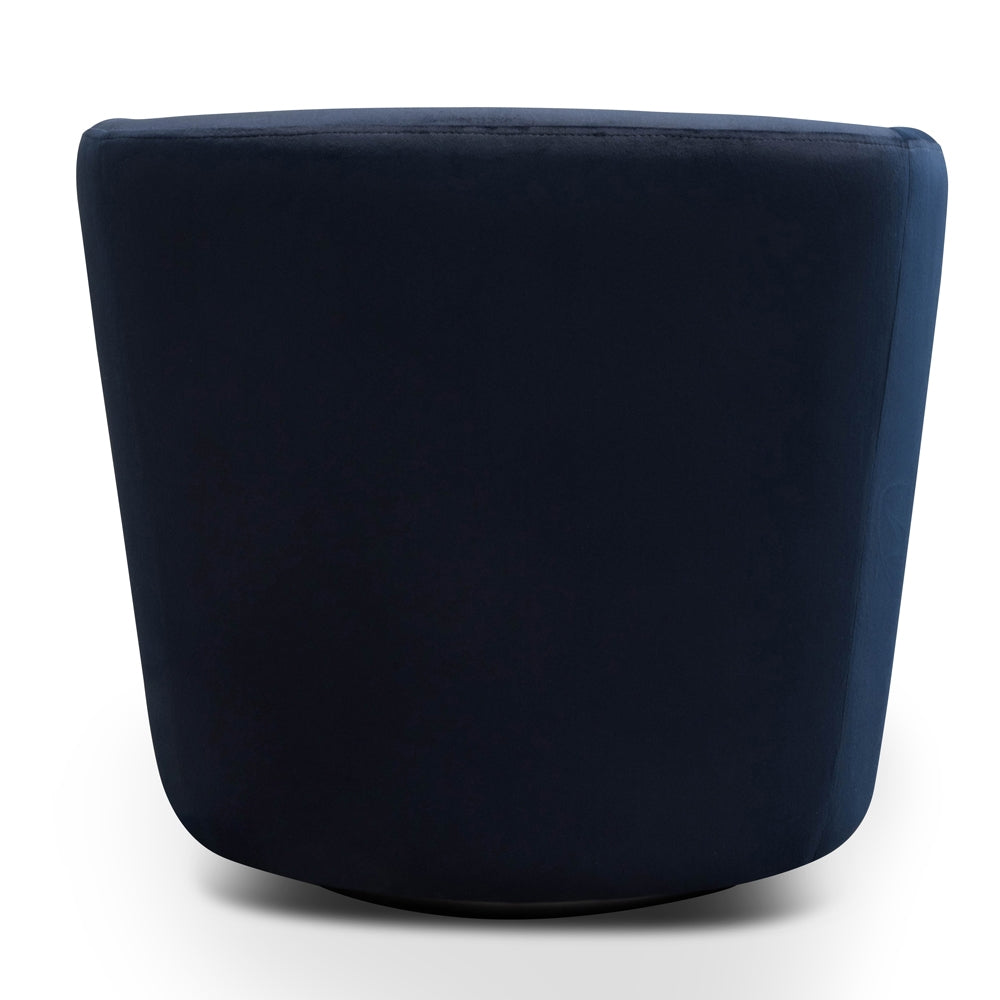 Broadway Lounge Chair - Navy Velvet