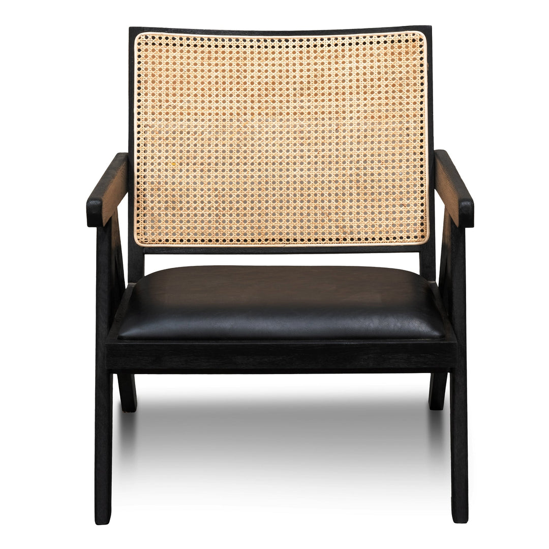 Warren Rattan Armchair - Black