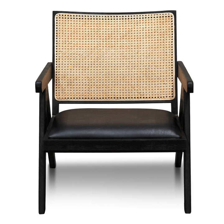 Warren Rattan Armchair - Black