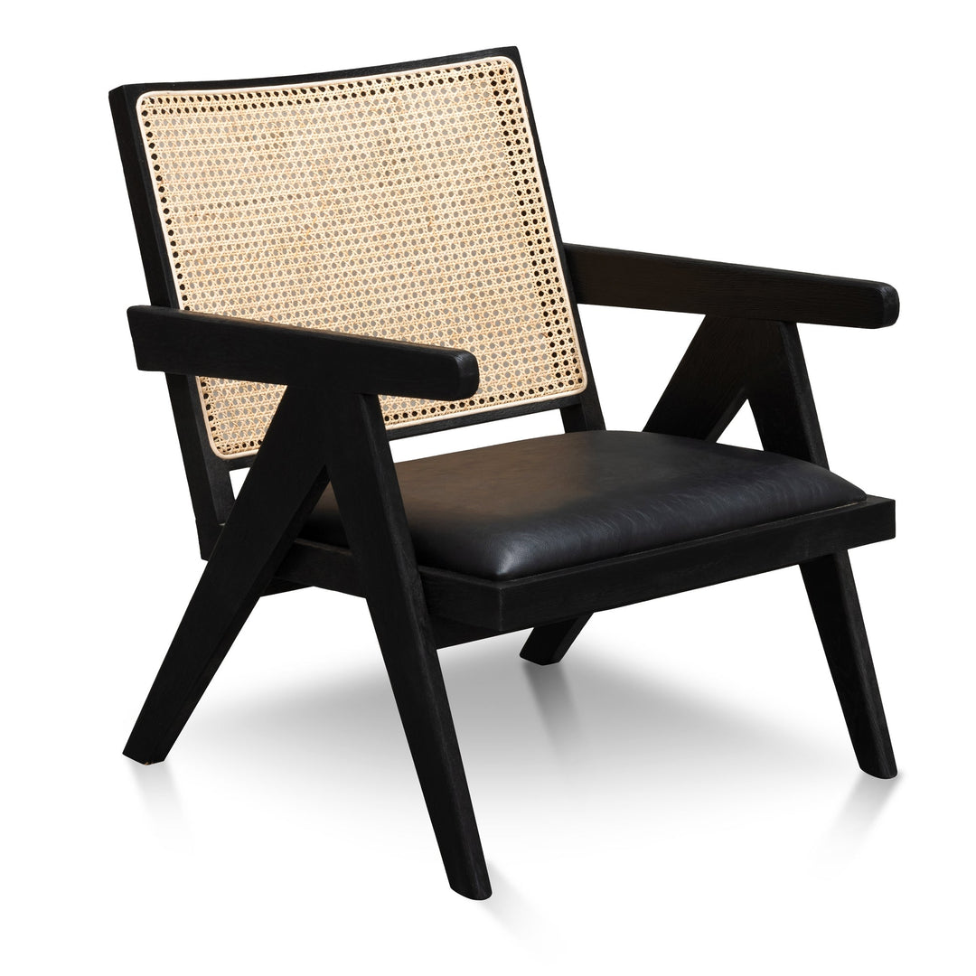 Warren Rattan Armchair - Black