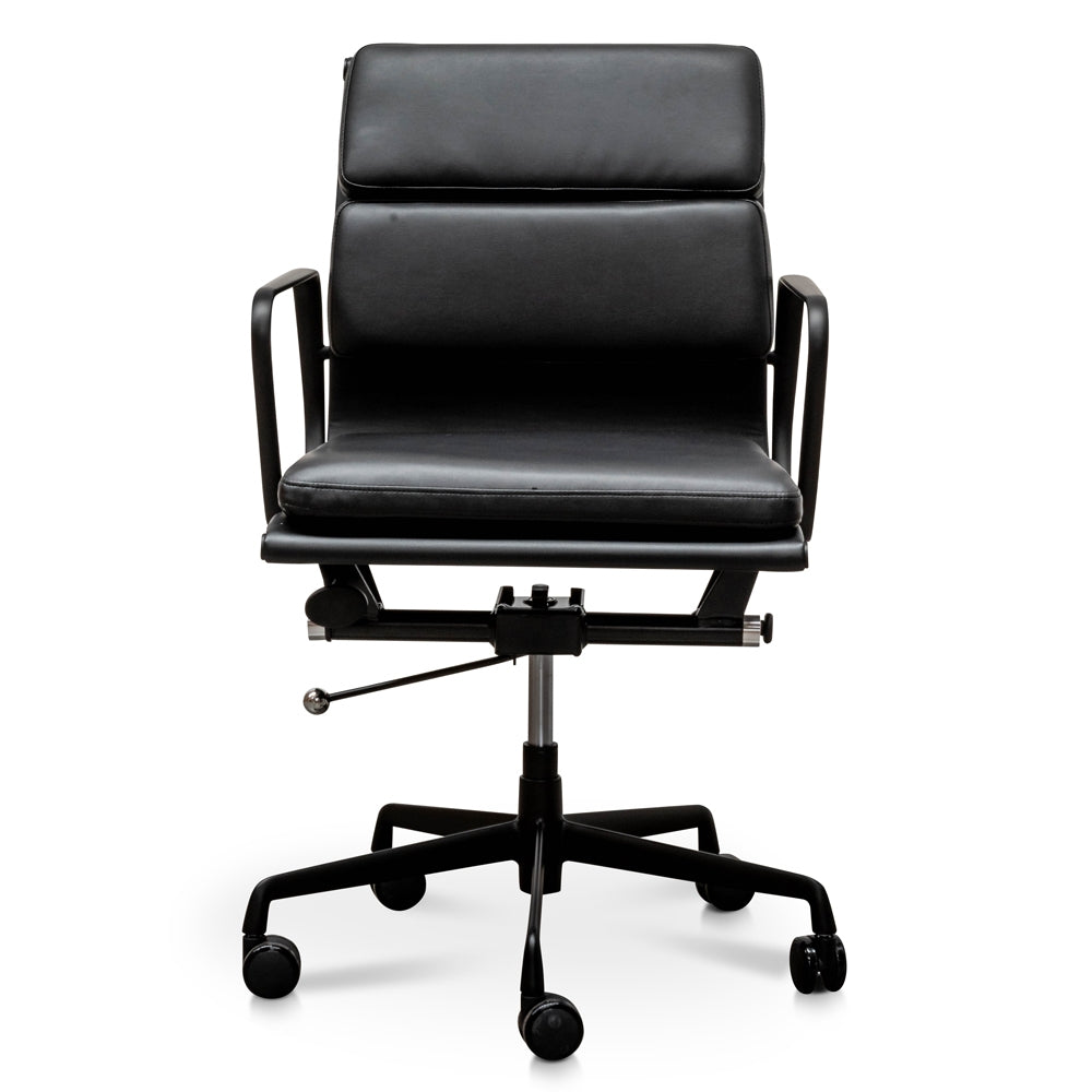 Aldridge Low Back Office Chair - Full Black