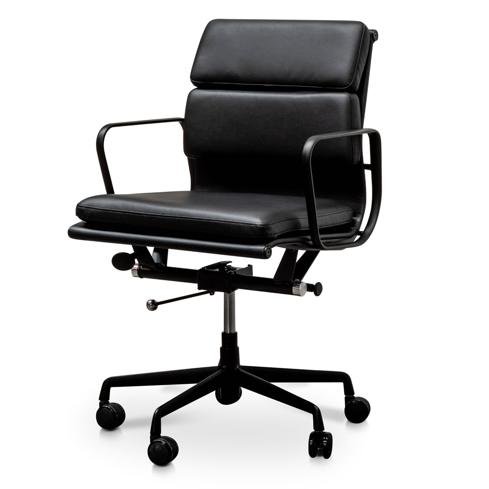 Aldridge Low Back Office Chair - Full Black