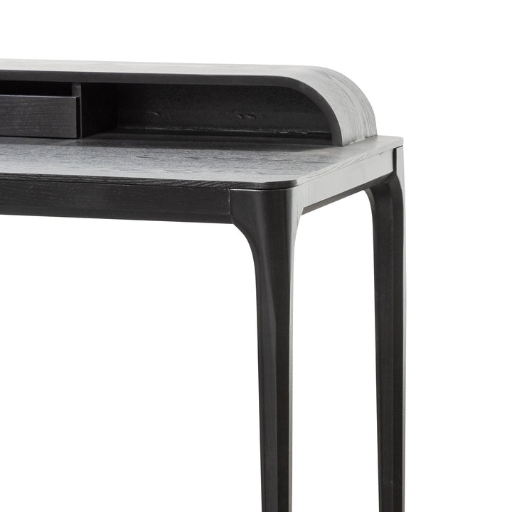 Aubrey Wooden Home Office Desk - Black