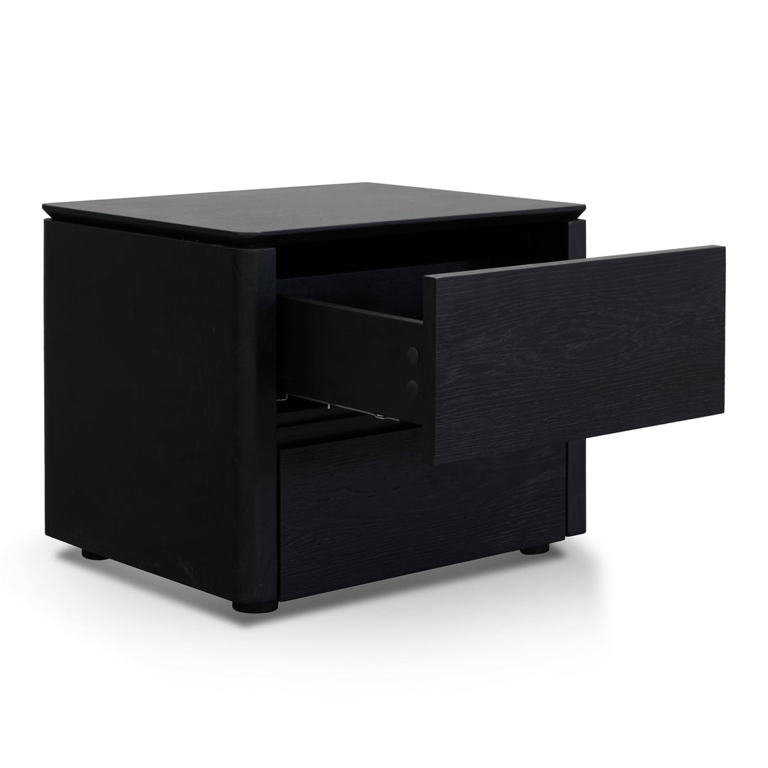 Oxford - Bedside Table - Black Oak Veneer